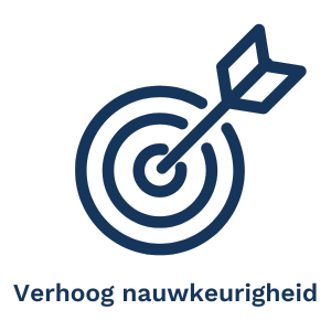 Verhoog nauwkeurigheid